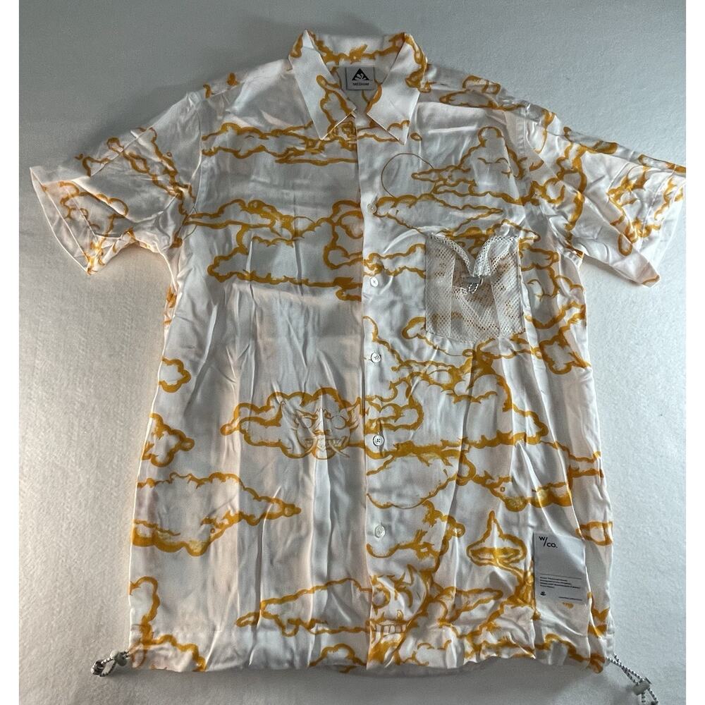 Wasted Collective Button Down Short Sleeve Shirt Size Medium NWOT